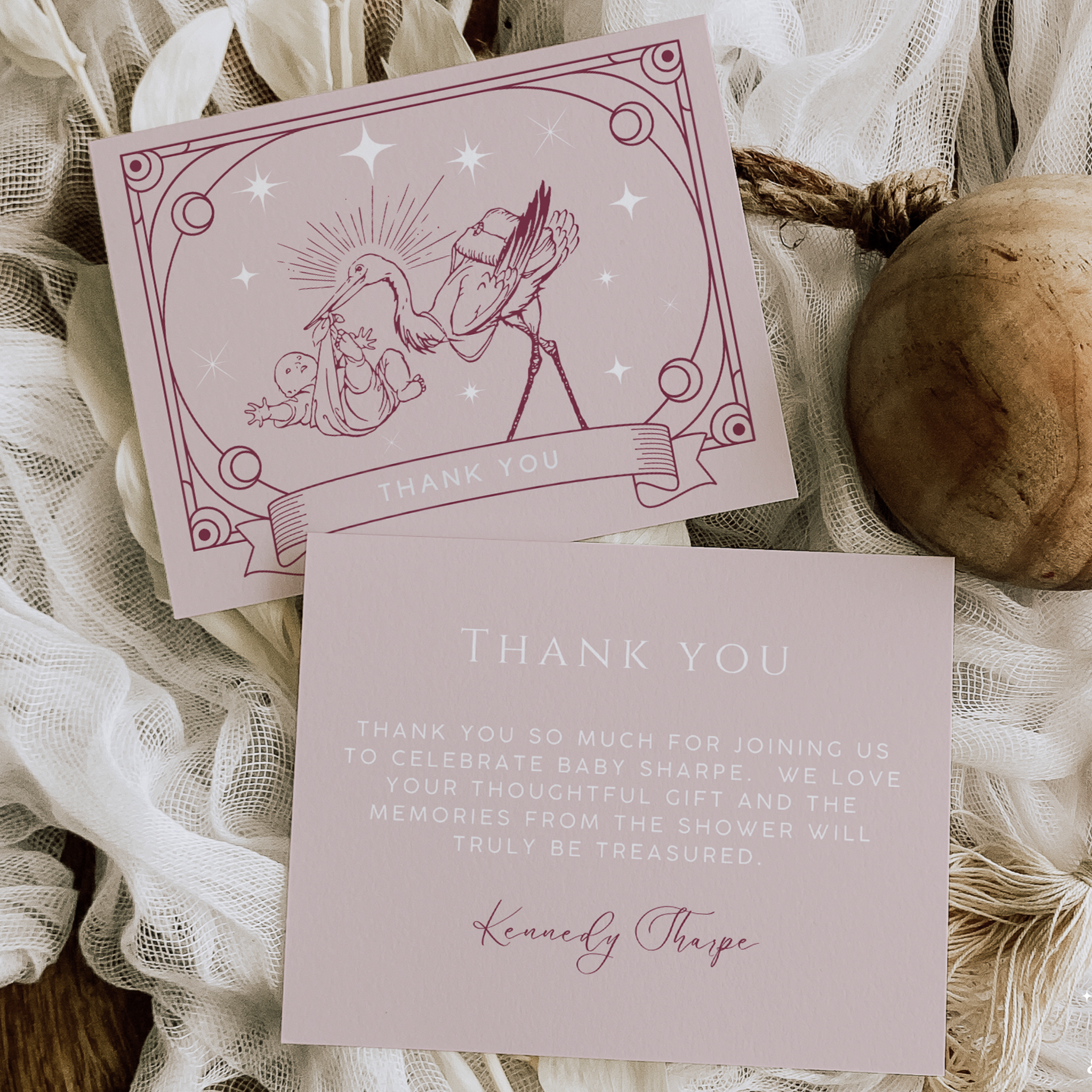 Tarot Inspired Thank You Card