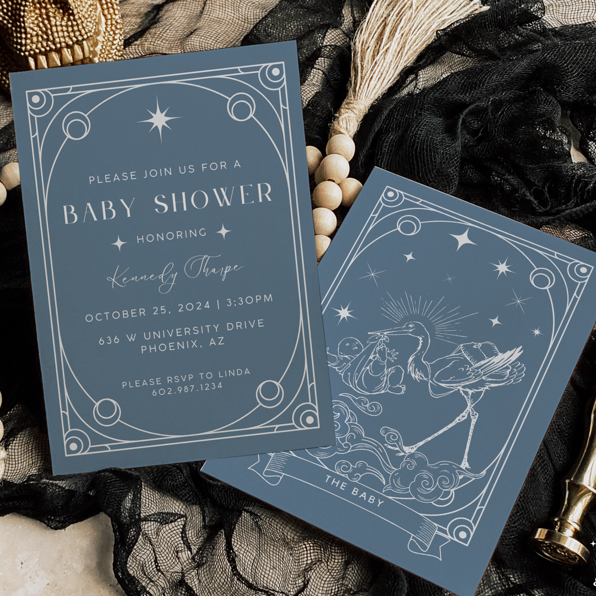 THE BABY | Tarot Inspired Baby Shower Invitation